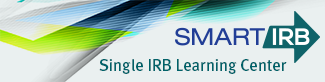 Smart IRB learning center badge, size 325 x 82